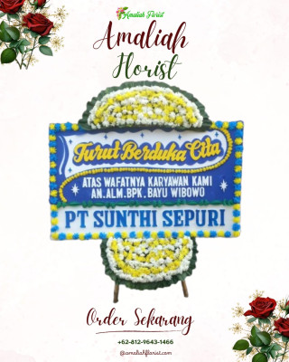 Papan Bunga Duka di Mancak